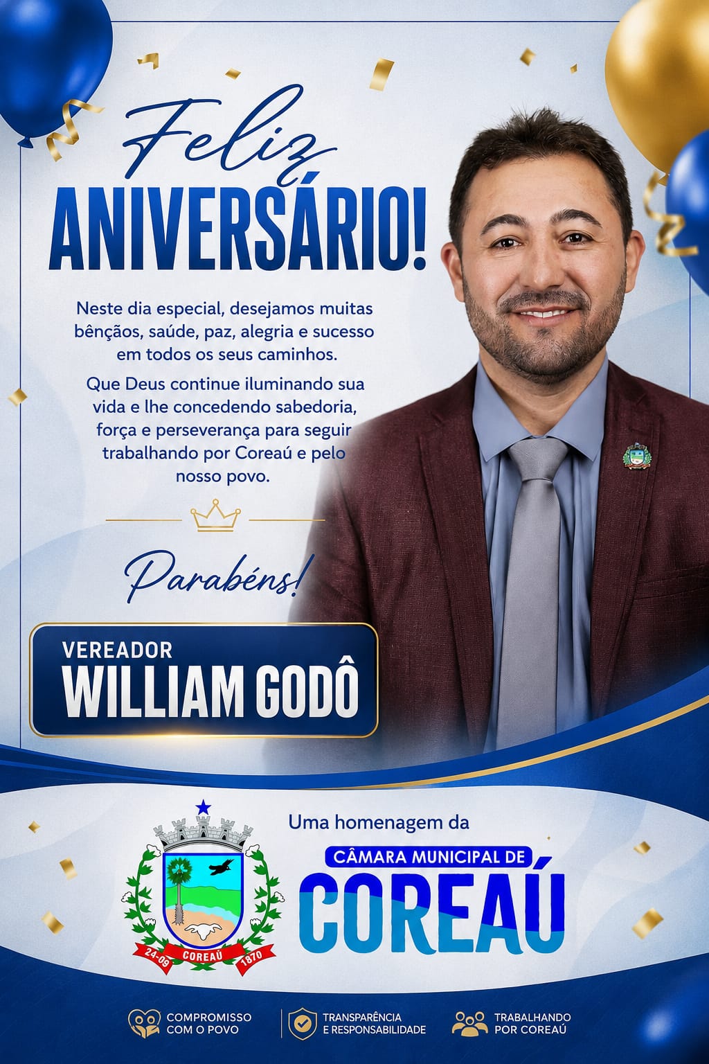 Aniversário Vereador William Godô